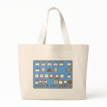 WASH AND IRON POETRY PICTOGRAMS bags