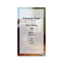 Wash Basin and Towel Business Cards