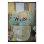 WASH ED UP GREETING CARD