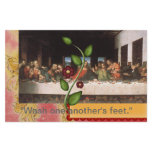 Wash one another's feet stationery
