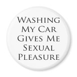 Washing My Car Gives Me Sexual Pleasure magnets
