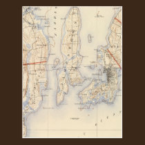 Washington and Newport County postcards