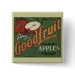 Washington Apples Fruit Crate Label buttons