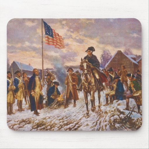 Washington at Valley Forge by Edward P. Moran Mousepads