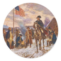 Washington at Valley Forge by Edward P. Moran Stickers