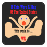 Washington Butt stickers