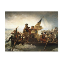 Washington Crossing the Delaware - 1851 Postcards