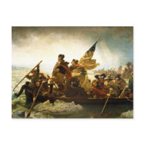 Washington Crossing the Delaware by Emanuel Leutze Post Cards