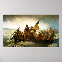 Washington Crossing the Delaware by Emanuel Leutze Print