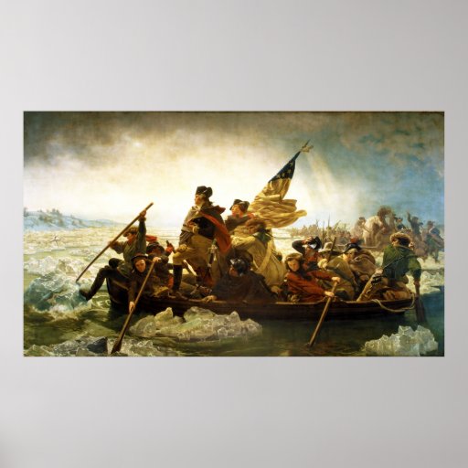 Washington Crossing the Delaware by Emanuel Leutze Print