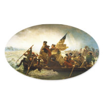 Washington Crossing the Delaware by Emanuel Leutze Stickers