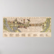 Washington D.C. Mall Plan (1941) Poster