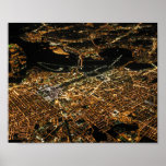 Washington DC Aerial Night 8x10 posters