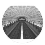 washington-dc-train-station round sticker