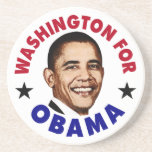 Washington For Obama Beverage Coasters