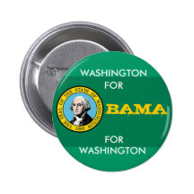 WASHINGTON FOR OBAMA Button
