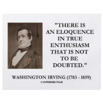 Washington Irving Eloquence In True Enthusiasm