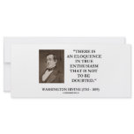 Washington Irving Eloquence In True Enthusiasm rack cards