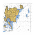 Washington Island, WI Nautical Chart t-shirts