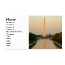 Washington Monument DC Standard Business Card business cards