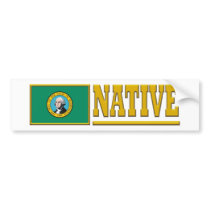 Washington Native Bumper Stickers