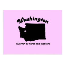 Washington - Nerds and Slackers Post Cards