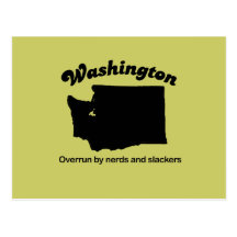 Washington - Nerds and Slackers Postcard