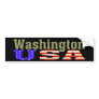 Washington State USA! Bumper Sticker