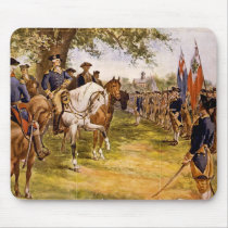Washington Taking Command of the American Army Mouse Pads