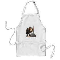 Washtub-Bass-Playin’ Chimp Apron