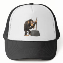 Washtub-Bass-Playin’ Chimp Hat