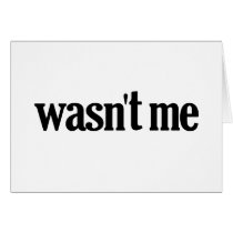 Wasn't Me