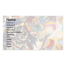 Wassily Kandinsky Composition Seven Business Card Template