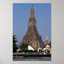 Wat Arun, Bangkok, Thailand Poster