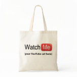Watch Me on YouTube! Template bags