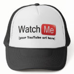 Watch Me on YouTube! Template hats