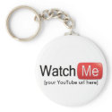 Watch Me on YouTube! Template keychains