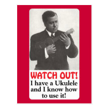Watch Out! Postcard
