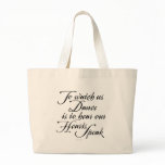 Watch Us Dance Canvas Bags