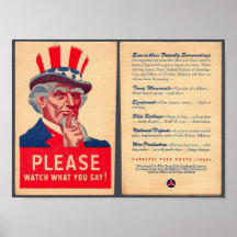 Watch what you say Poster