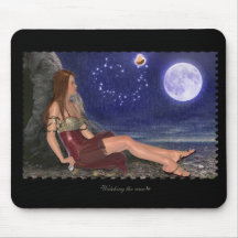 watching the rain mouse pad