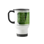 Water Beads on Grass Coffee Mug