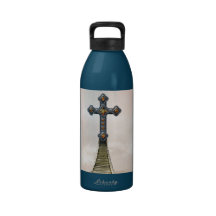 water bottle cross stairway to heaven