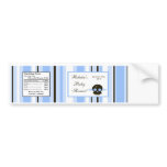 Water Bottle Label Boy Blue Punk Rocker Guitar bumper stickers
