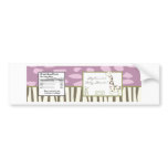 Water Bottle Label Jacana Girl Jungle Zoo bumper stickers