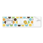 Water Bottle Label Jungle King Lion Safari Zoo bumper stickers
