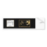 Water Bottle Label Mis XV Gold Black