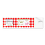 Water Bottle Label Red Barn Farm Animals bumper stickers