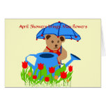 Water can bear blank card