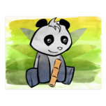 Water Colour Panda Postcard
